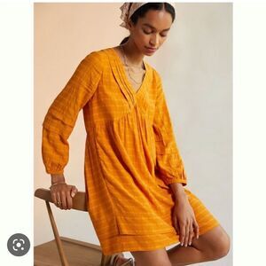 Maeve pin tuck mini dress NWT